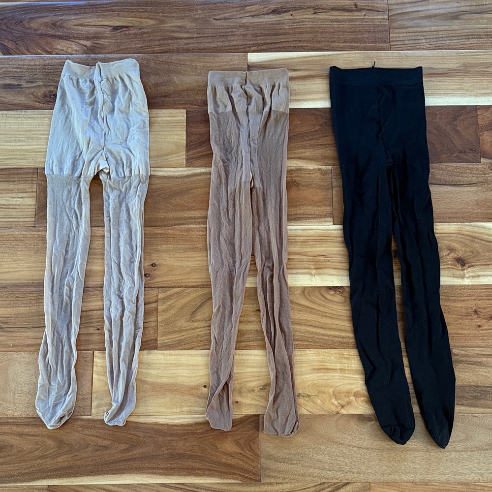 Lot of 3 Pairs of Tights